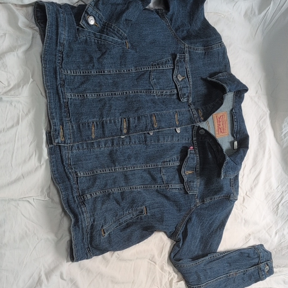Levi's Blue Denim with Brown Label